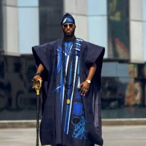 The “Regal Sapphire” Agbada.